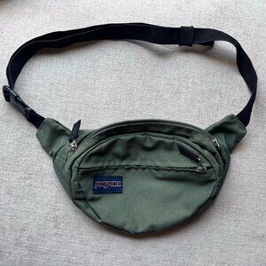 Green Jansport Fanny Pack